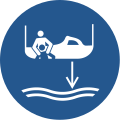 M041 – Abaisser le canot de sauvetage à l'eau (lors de son lancement)