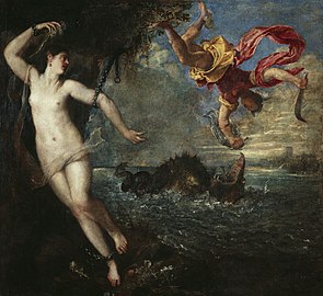 Titian's Perseus and Andromeda, 1554–1556, features in Iris Murdoch's 1978 novel The Sea, The Sea.[37]