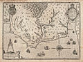 Image 2Map of the coast of Virginia and North Carolina, drawn 1585–86 by Theodor de Bry, based on map by John White of the Roanoke Colony (from History of North Carolina)