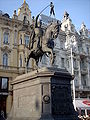 Jelačić-monumento en Zagrebo