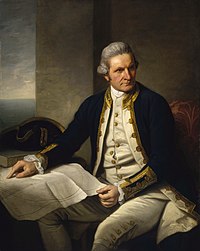 O Capitão James Cook foi o responsável pela reivindicação da posse da Austrália para a Inglaterra em 1770