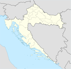 Požega na mapi Hrvatske