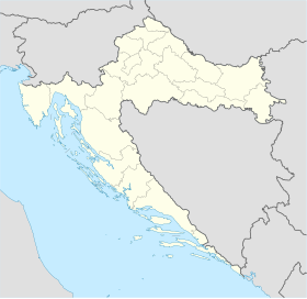 Šašinovec na zemljovidu Hrvatske