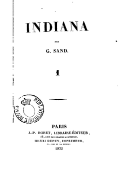 Indiana, taneafa xantofa piskura ba 1831