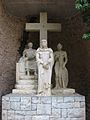 I: Jesus blir dømt til døden. Montserratfjellet i Catalonia.
