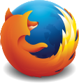 Логотип, що використовувався в Firefox 23 – 56.0.2 з 6 серпня 2013 по 13 листопада 2017