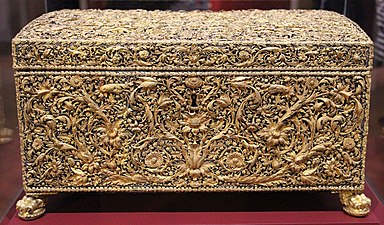Jewel chest of Louis XIV (1676), the Louvre