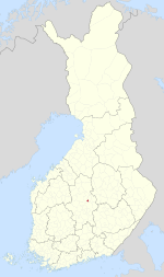 Location of Suolahti in Finland
