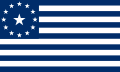 A modern attempt to recreate an unofficial flag used by members of The Church of Jesus Christ of Latter-day Saints Based on an 1877 description by Don Maguire