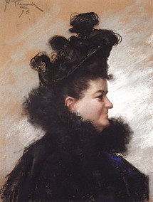 Portrait by Joaquín Vaamonde Cornide [es] (1896)