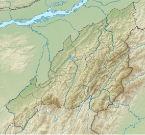 Location of the Sanctuary within Nagaland