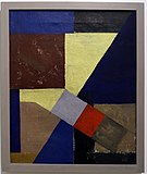 Schwitters, Abstract Composition, 1923–25, oil-painting