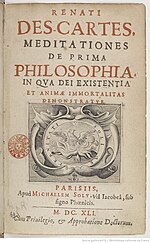 כריכת ה"הגיונות" במהדורה הלטינית הראשונה