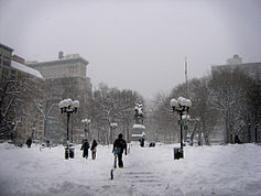 The square in the blizzard of 2006