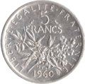 5 Francs, Frankreich