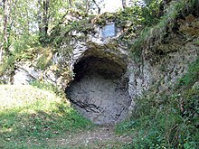 Prehistoric cave, Aurignac, France