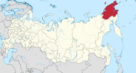 Localisation de District autonome de Tchoukotka