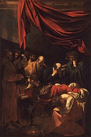 Le Caravage, La Mort de la Vierge, 1606, musée du Louvre