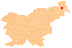 Location of the Urban Municipality of Murska Sobota in Slovenia