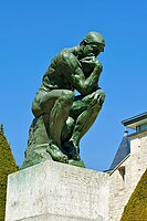 El pensador (1902), de Auguste Rodin.