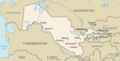 Image 18Map of Uzbekistan (from History of Uzbekistan)