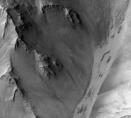 Ius Chasma, as seen by HiRISE. Click on image to see layers.