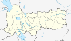 Vakhonkino is located in Vologda Oblast