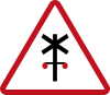 Railroad crossing advance warning (signalled)