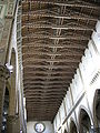 Le capriate del soffitto della Basilica di Santa Croce a Firenze