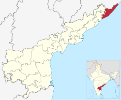 Vị trí của Huyện Srikakulam