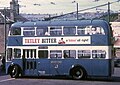 Image 240A trolleybus in Bradford in 1970. The Bradford Trolleybus system was the last one to operate in the United Kingdom; closing in 1972. (from Trolleybus)