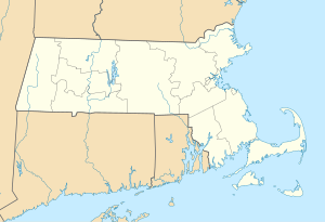 Данстебел. Карта розташування: Массачусетс