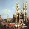 کلیسای وست‌مینستر توسط کانالتو در سال ۱۷۴۹