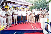DGP, ANI at inauguration of tourist Police kiosk.