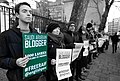 Image 8A protest outside the Saudi Arabian Embassy in London against detention of Saudi blogger Raif Badawi, 2017 (from Freedom of speech by country)