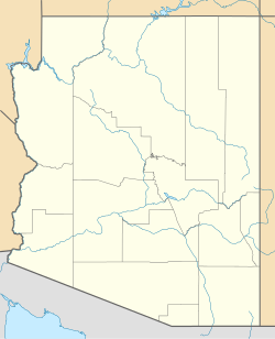 丘利金在亚利桑那州的位置