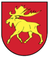 Wappen der früheren Gemeinde Elchingen auf dem Härtsfeld