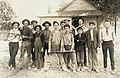Indiana'da çoğu cam işçilerinden oluşturulan Beyzbol takmı, Indiana, Lewis W. Hine, Ağustos 1908)