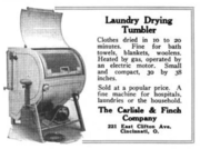 1923: Clothes dryer