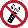 P013 – Interdiction d'activer des téléphones mobiles