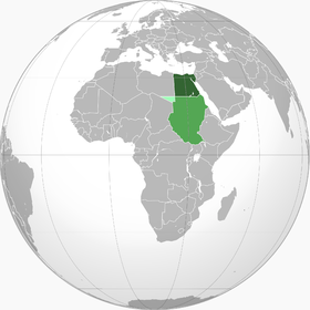 Localização de Egito