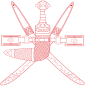 Omanको National emblem
