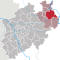 Lage des Kreises Lippe in Nordrhein-Westfalen