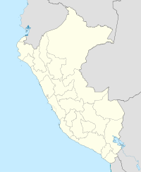 Nacionalni park Huascarán na mapi Perua