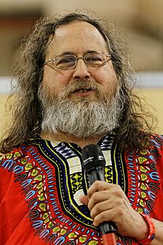 zakladateľ Hnutia slobodného softvéru a projektu GNU