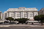 Copacabana Palace, ett hotell i Rio de Janeiro. Turismen ger viktiga inkomster.