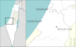 Ahuzam is located in Ashkelon region of Israel