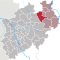 Lage des Kreises Gütersloh in Nordrhein-Westfalen