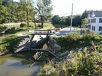 Restored canal Twelve Mile Lock 38, Cuyahoga Valley National Park