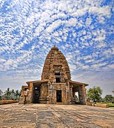 Galaganatha Temple at Pattadakal complex (UNESCO World Heritage) is an example of Badami Chalukya architecture
